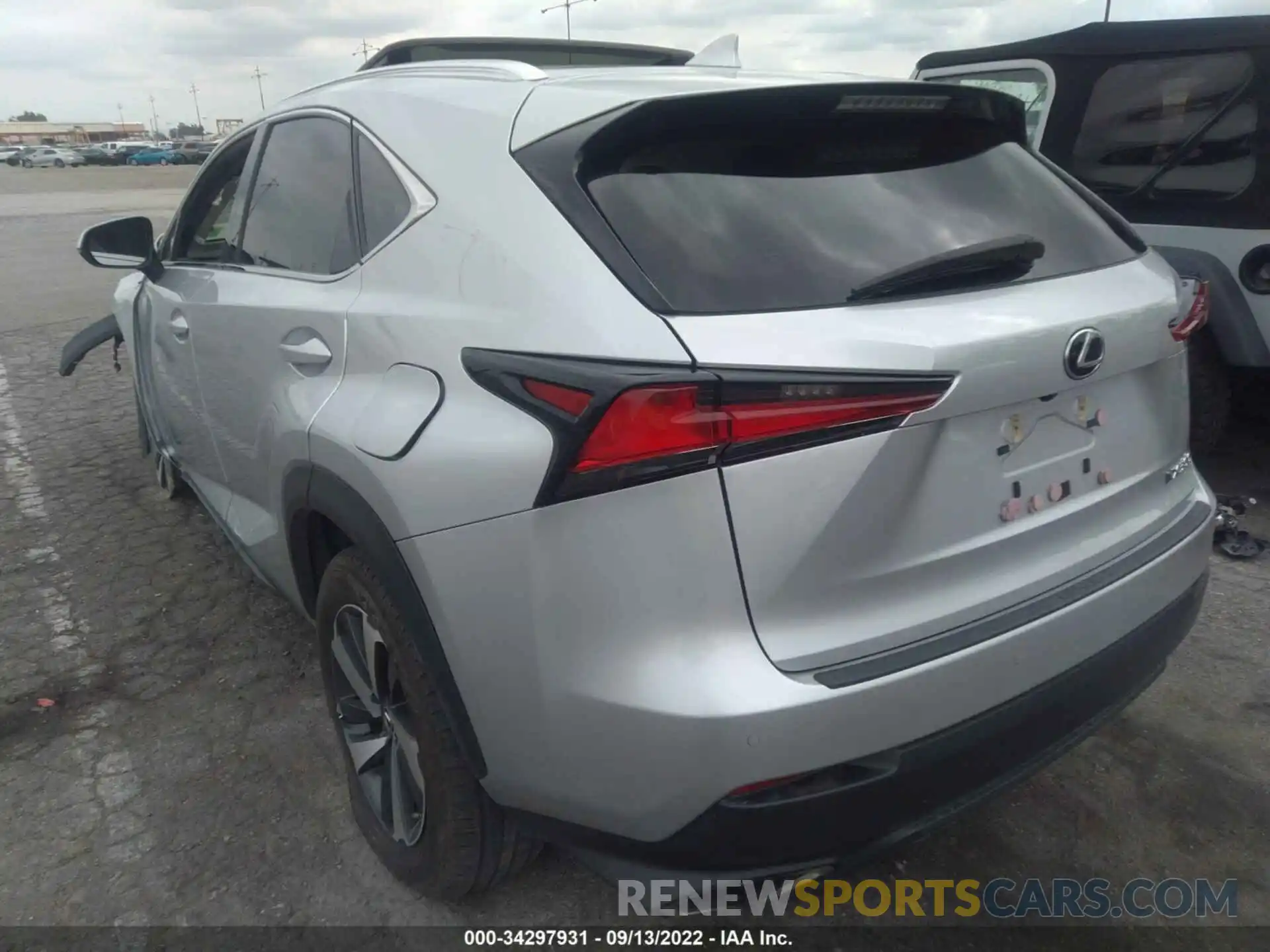 3 Photograph of a damaged car JTJYARBZ1K2123729 LEXUS NX 2019