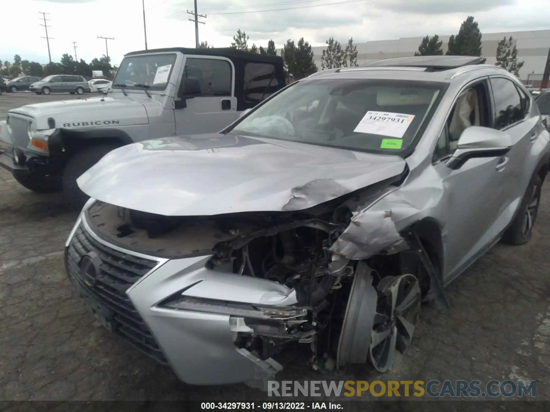 6 Photograph of a damaged car JTJYARBZ1K2123729 LEXUS NX 2019