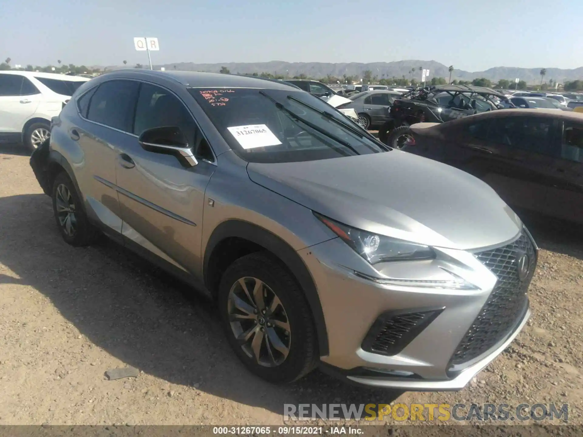 1 Фотография поврежденного автомобиля JTJYARBZ1K2125738 LEXUS NX 2019