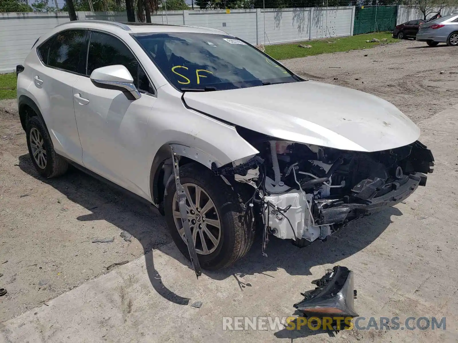 1 Photograph of a damaged car JTJYARBZ1K2125884 LEXUS NX 2019