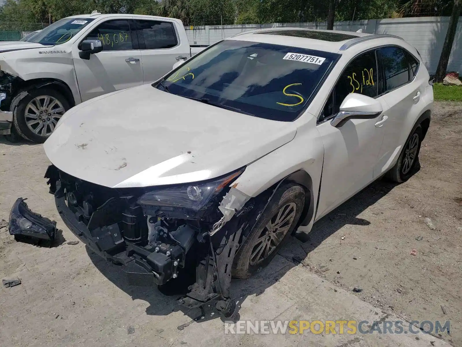 2 Photograph of a damaged car JTJYARBZ1K2125884 LEXUS NX 2019