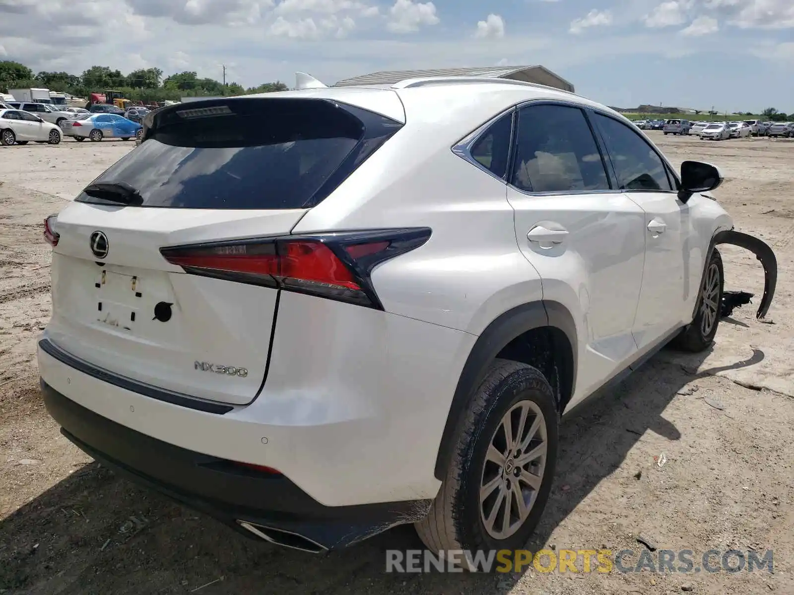 4 Фотография поврежденного автомобиля JTJYARBZ1K2125884 LEXUS NX 2019