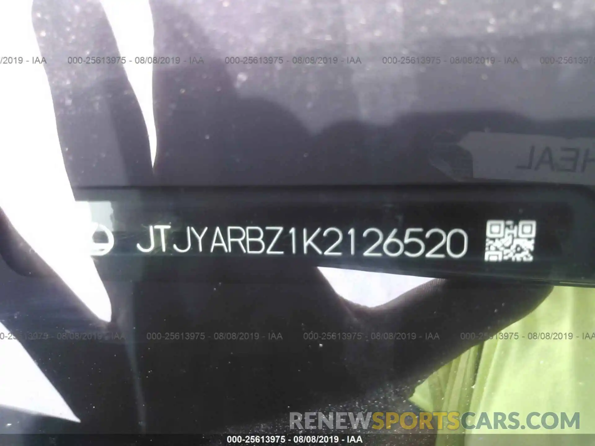 9 Photograph of a damaged car JTJYARBZ1K2126520 LEXUS NX 2019