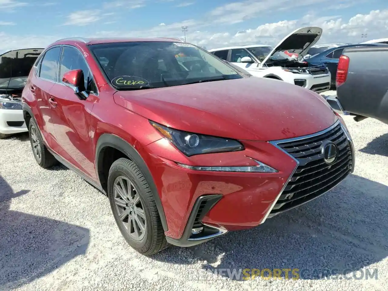 1 Photograph of a damaged car JTJYARBZ1K2127022 LEXUS NX 2019