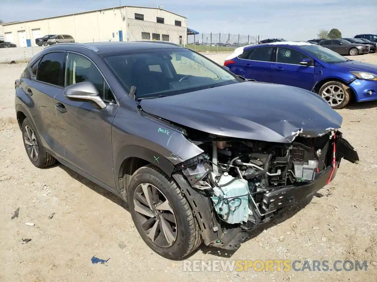 1 Photograph of a damaged car JTJYARBZ1K2129434 LEXUS NX 2019