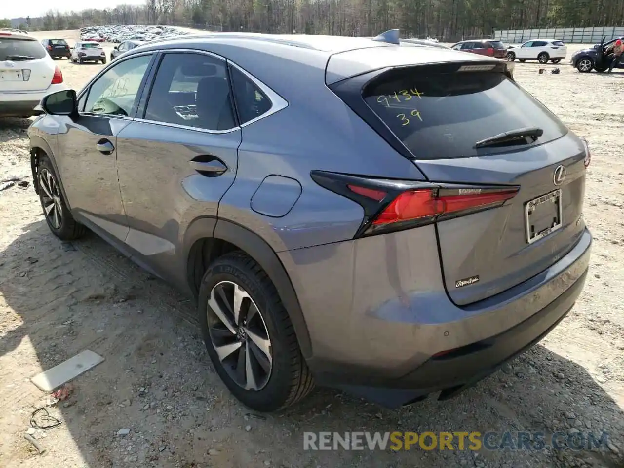 3 Photograph of a damaged car JTJYARBZ1K2129434 LEXUS NX 2019