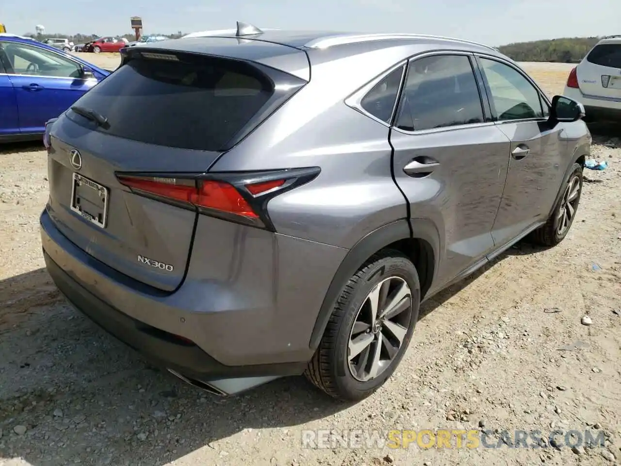 4 Фотография поврежденного автомобиля JTJYARBZ1K2129434 LEXUS NX 2019