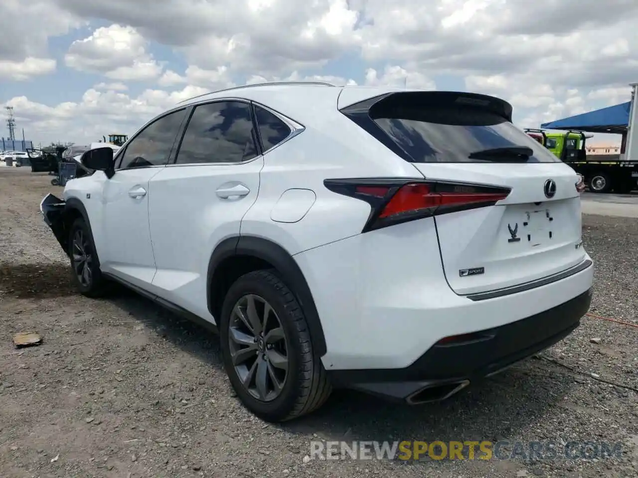 3 Фотография поврежденного автомобиля JTJYARBZ1K2130440 LEXUS NX 2019