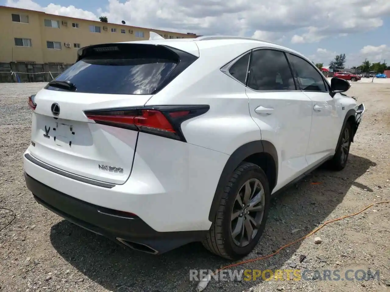 4 Фотография поврежденного автомобиля JTJYARBZ1K2130440 LEXUS NX 2019