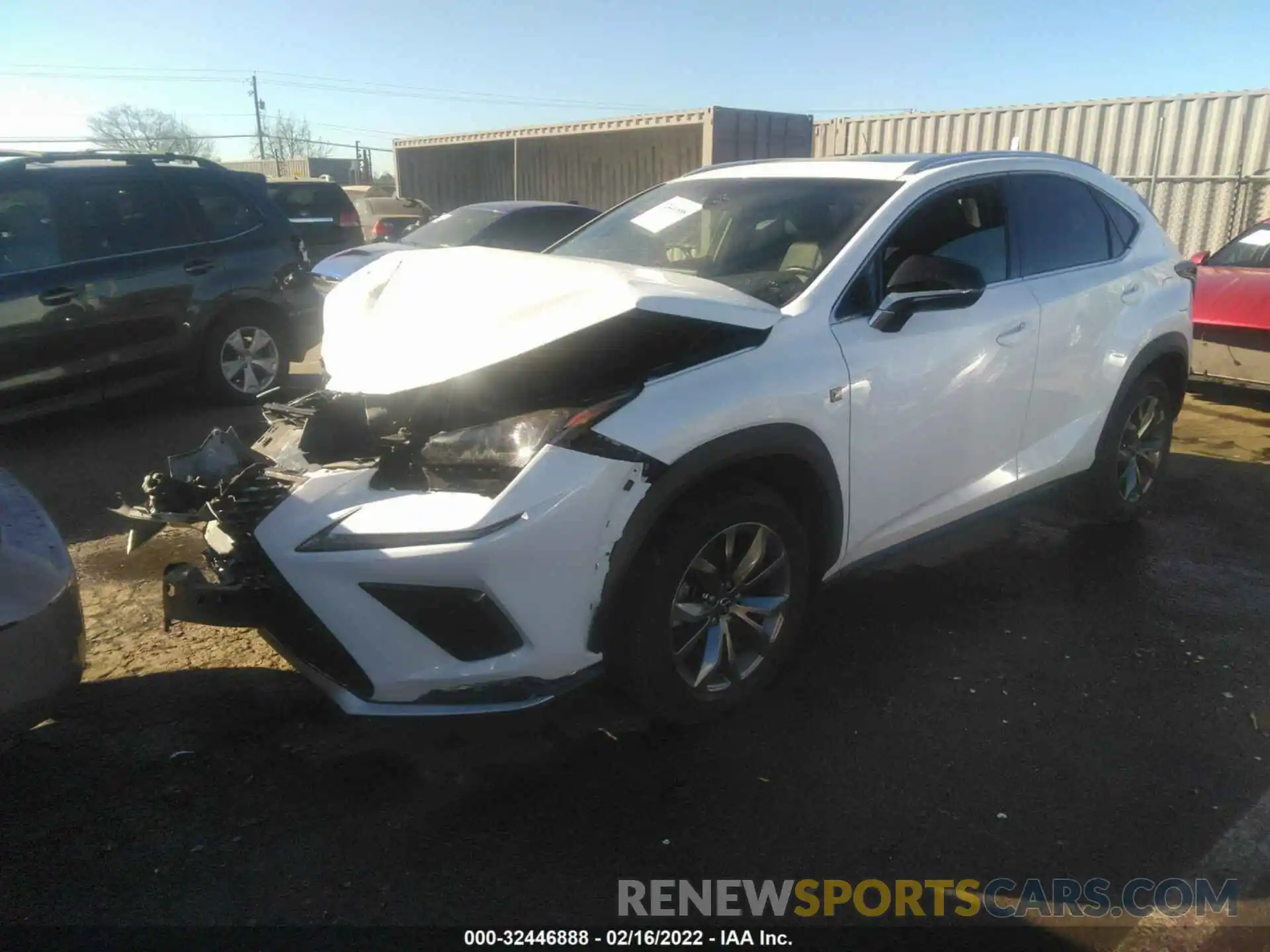 2 Photograph of a damaged car JTJYARBZ1K2131118 LEXUS NX 2019