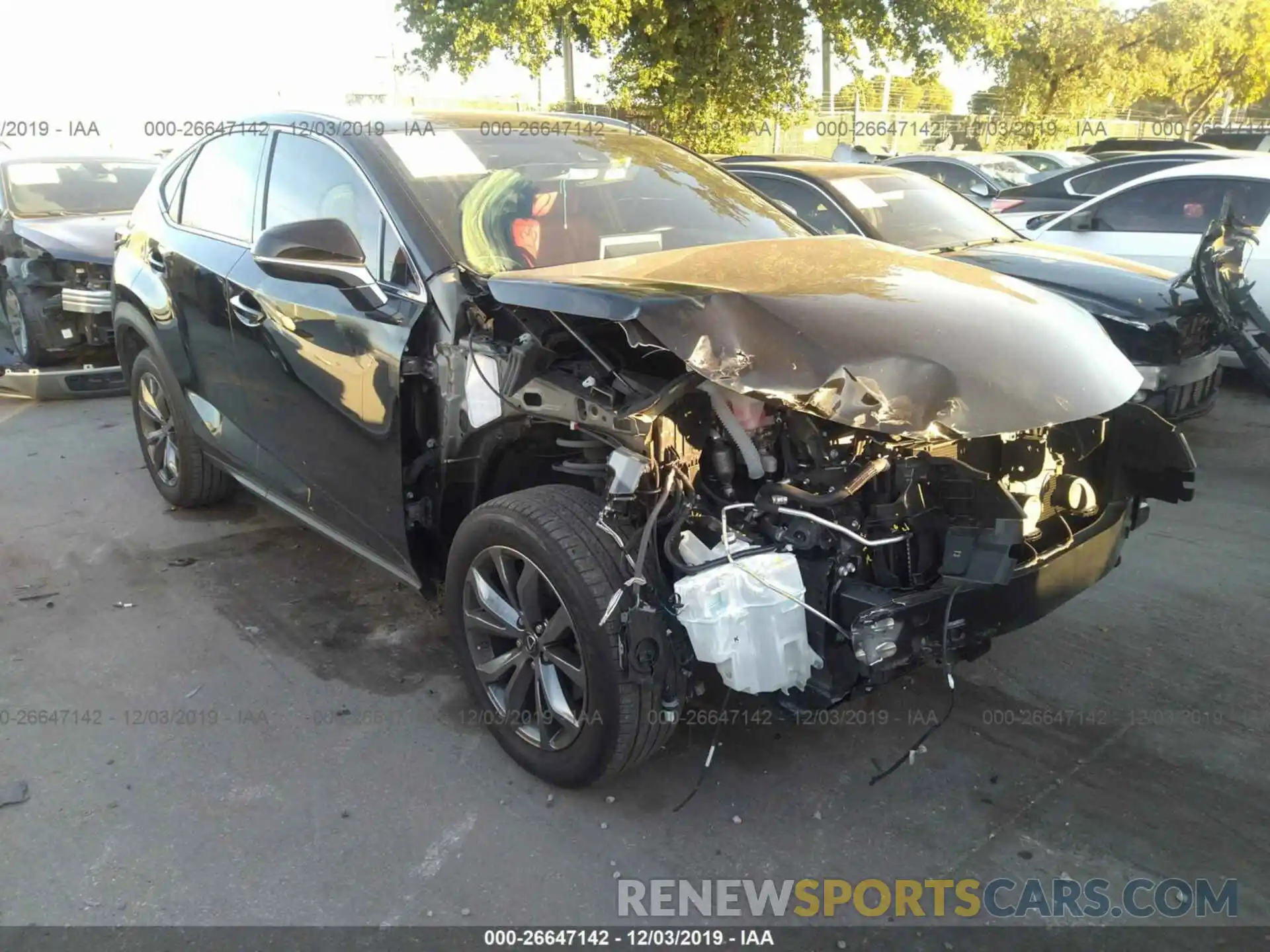 1 Photograph of a damaged car JTJYARBZ1K2131233 LEXUS NX 2019