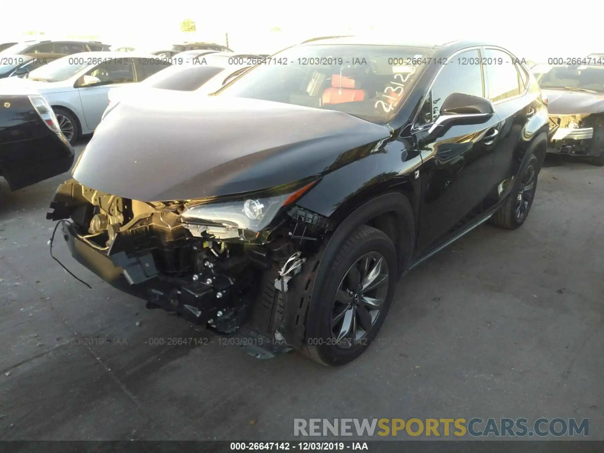 2 Photograph of a damaged car JTJYARBZ1K2131233 LEXUS NX 2019