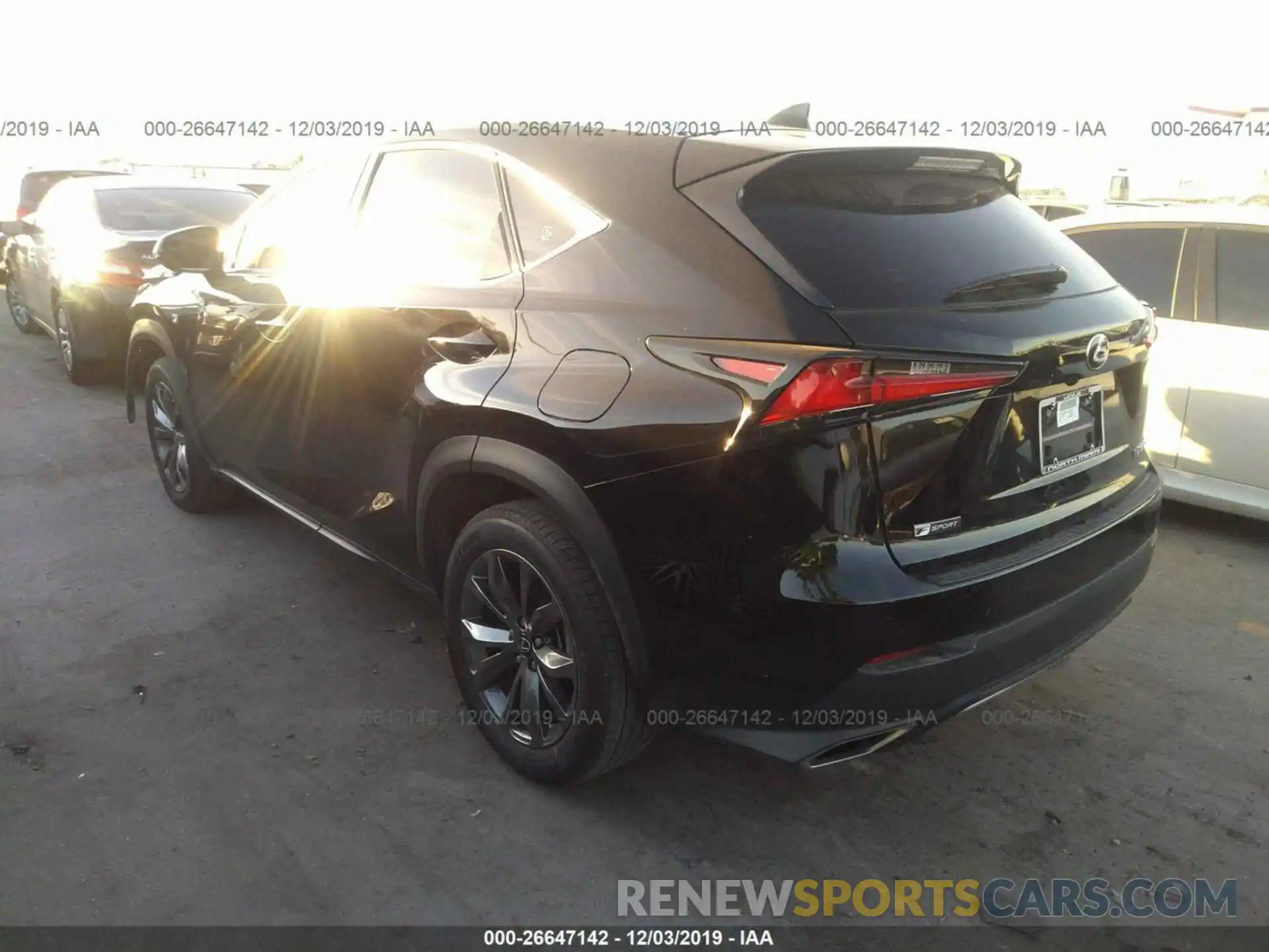 3 Фотография поврежденного автомобиля JTJYARBZ1K2131233 LEXUS NX 2019