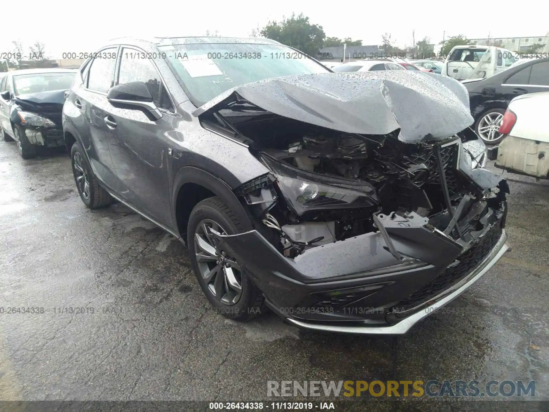 1 Photograph of a damaged car JTJYARBZ1K2133550 LEXUS NX 2019