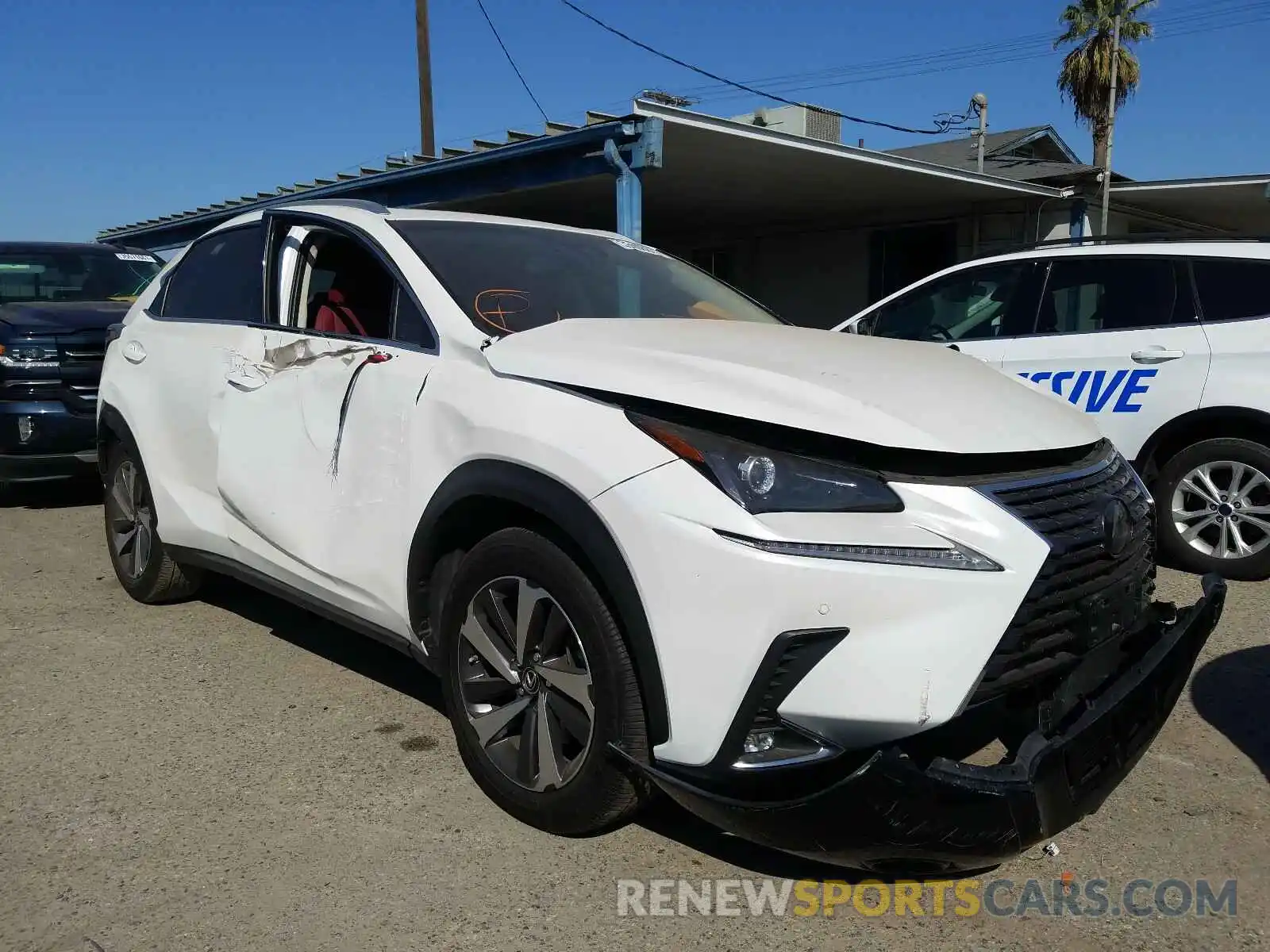 1 Photograph of a damaged car JTJYARBZ1K2135296 LEXUS NX 2019