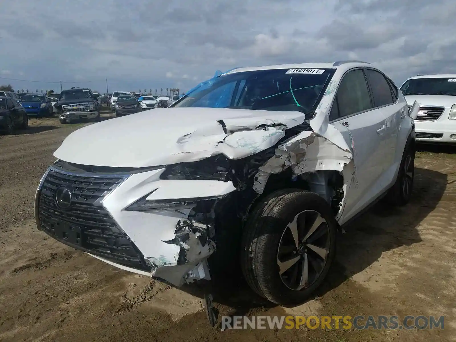 2 Photograph of a damaged car JTJYARBZ1K2135296 LEXUS NX 2019