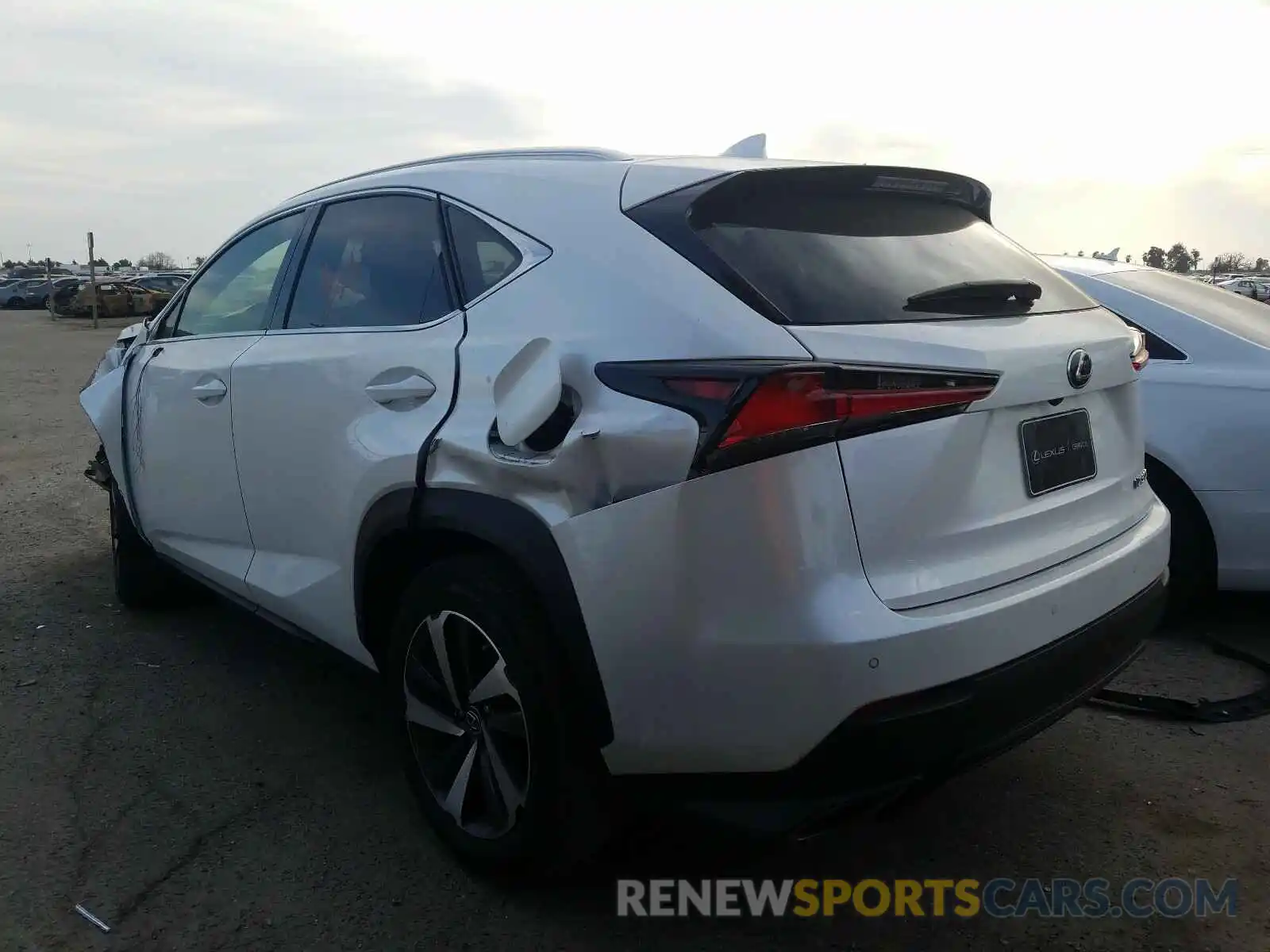 3 Фотография поврежденного автомобиля JTJYARBZ1K2135296 LEXUS NX 2019