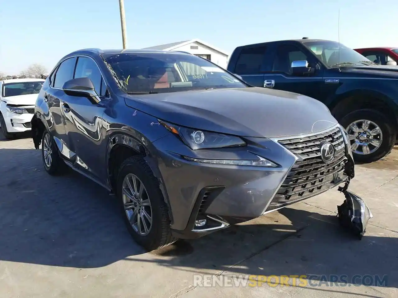 1 Фотография поврежденного автомобиля JTJYARBZ1K2135931 LEXUS NX 2019