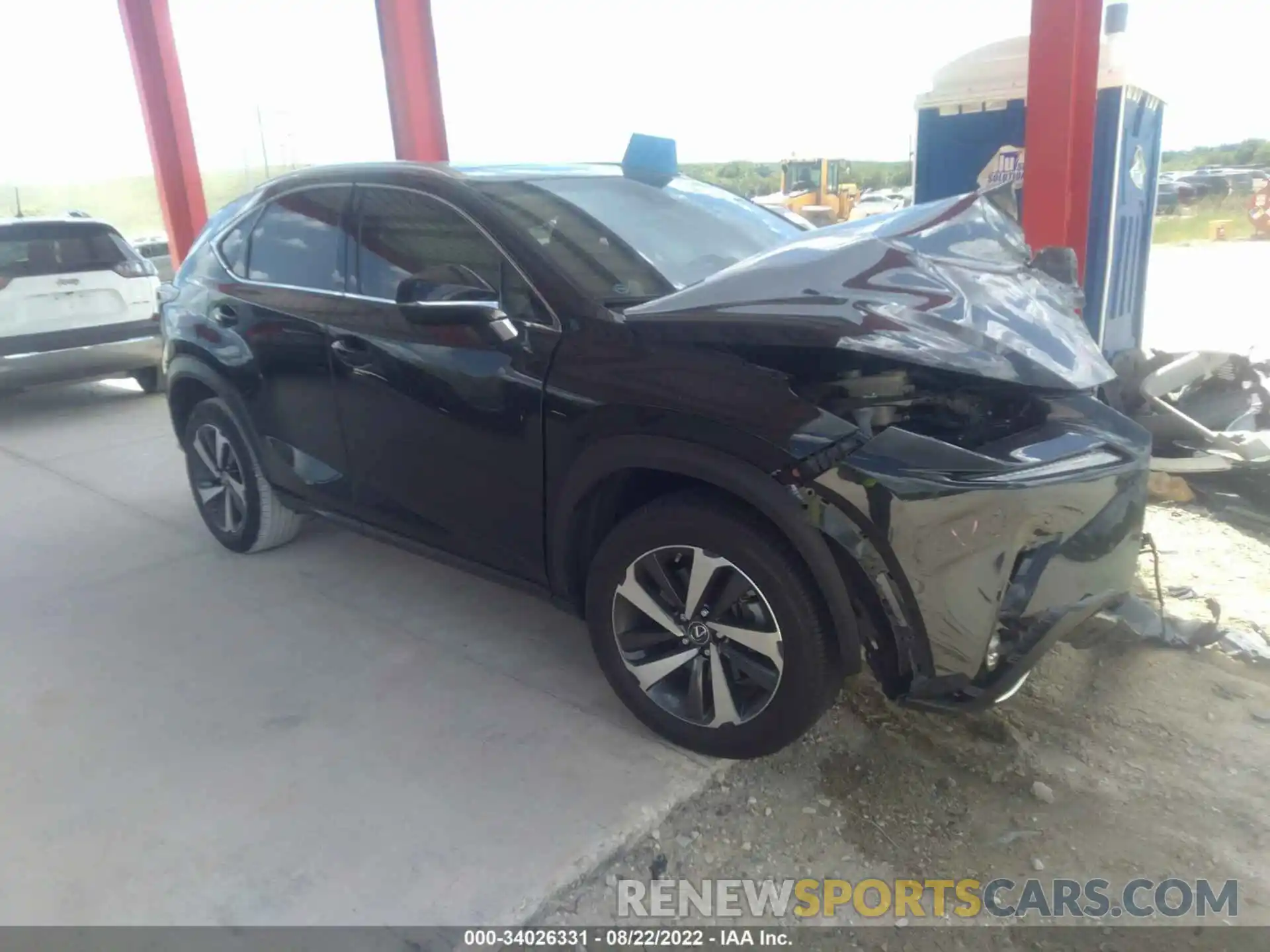 1 Фотография поврежденного автомобиля JTJYARBZ1K2136786 LEXUS NX 2019