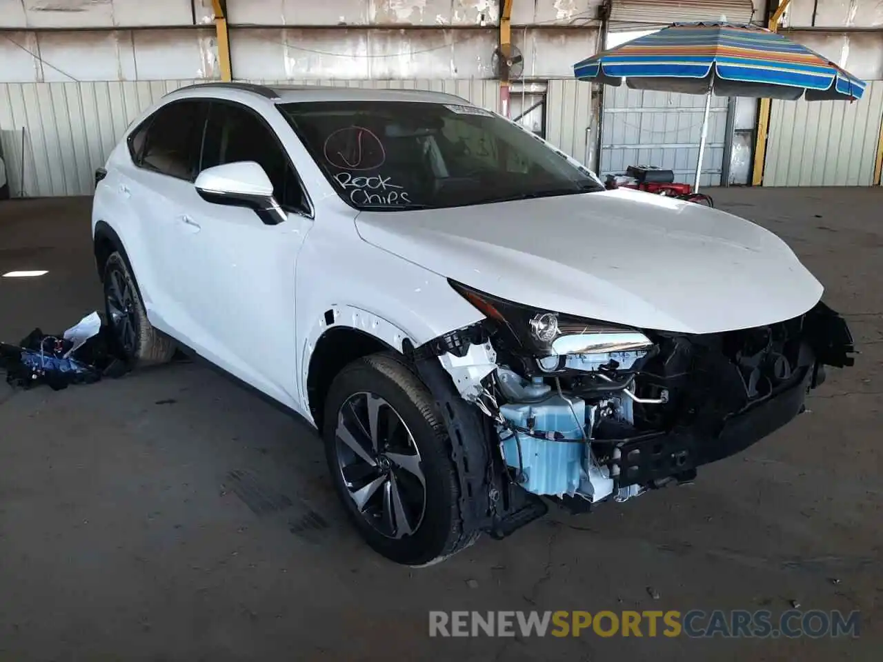 1 Photograph of a damaged car JTJYARBZ1K2137839 LEXUS NX 2019