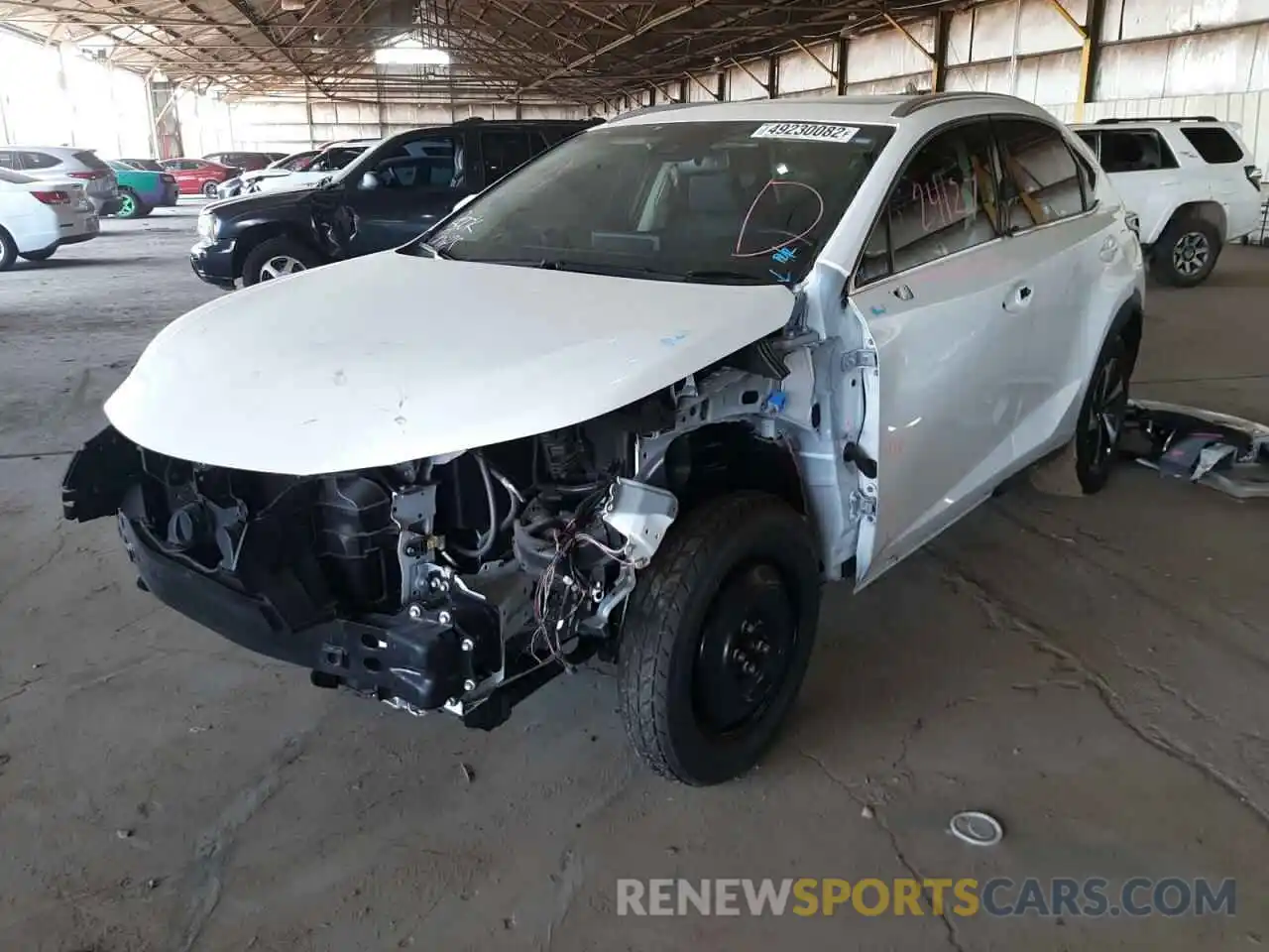 2 Photograph of a damaged car JTJYARBZ1K2137839 LEXUS NX 2019