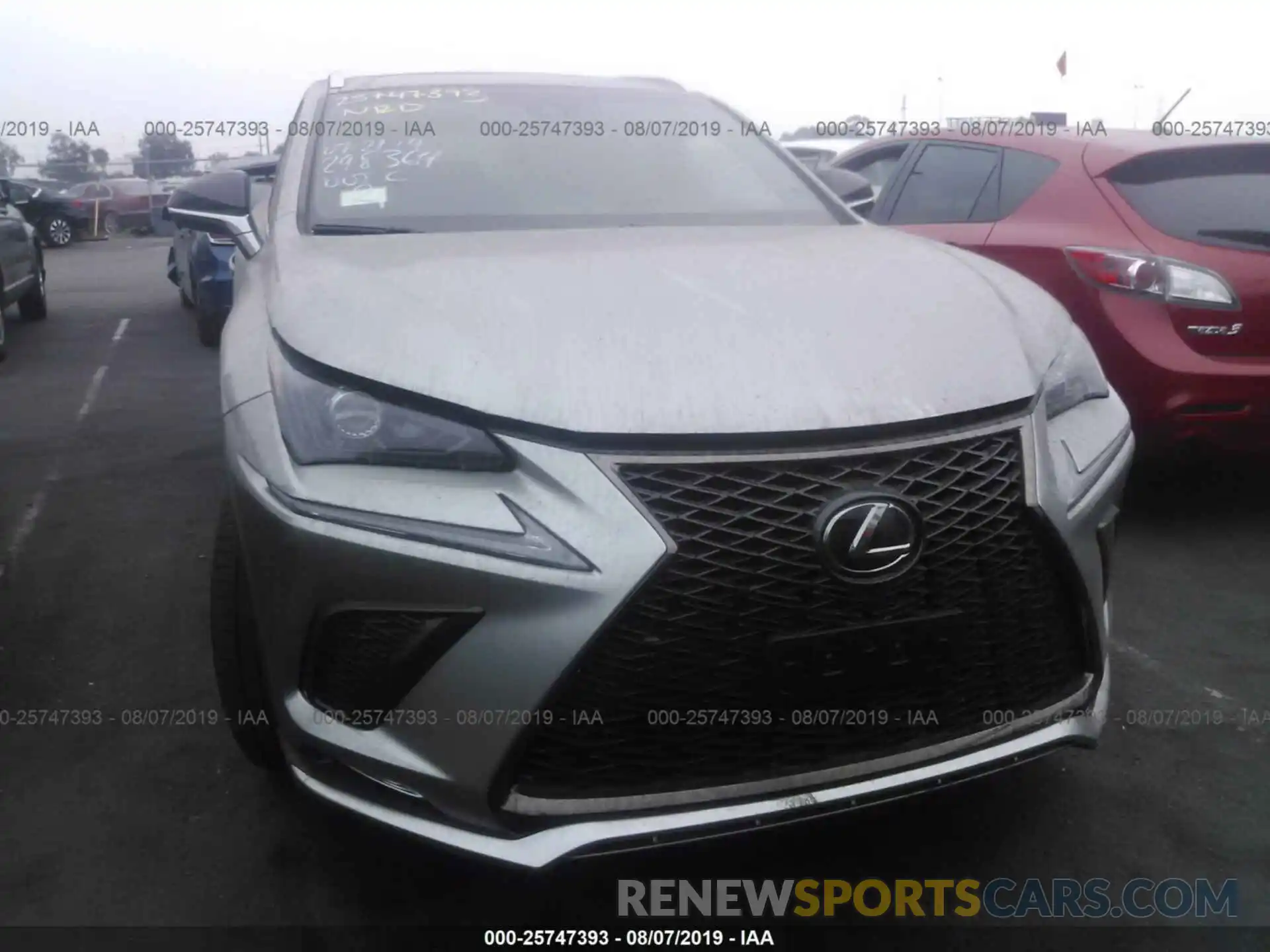 6 Фотография поврежденного автомобиля JTJYARBZ1K2138750 LEXUS NX 2019