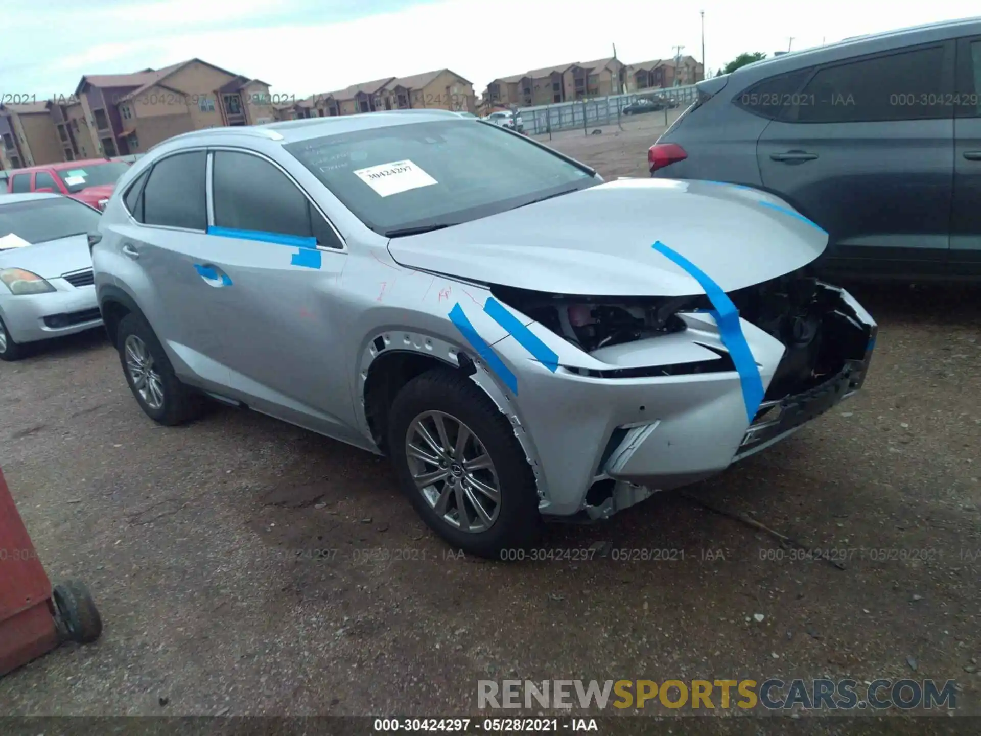 1 Фотография поврежденного автомобиля JTJYARBZ1K2139221 LEXUS NX 2019