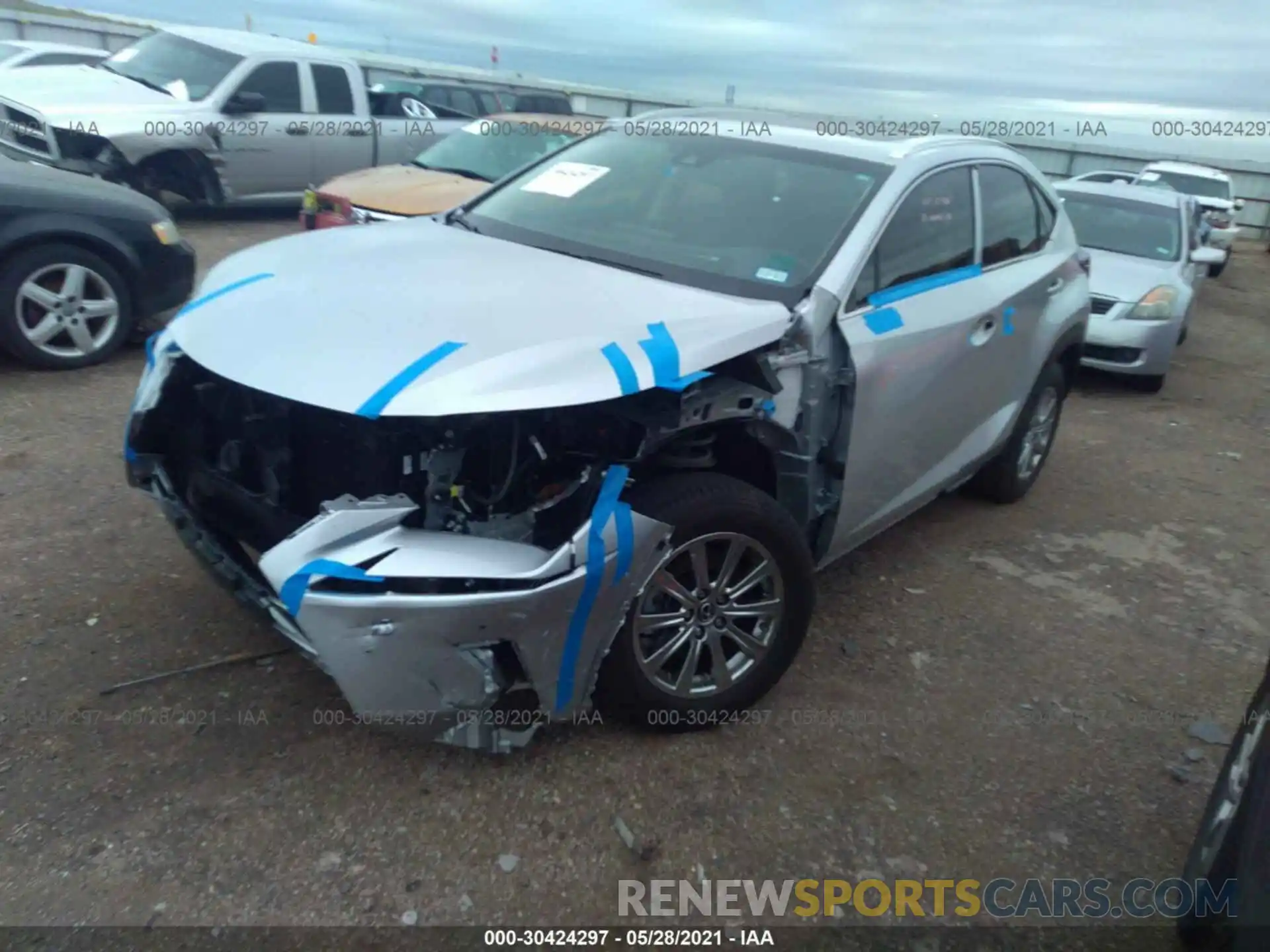 2 Photograph of a damaged car JTJYARBZ1K2139221 LEXUS NX 2019