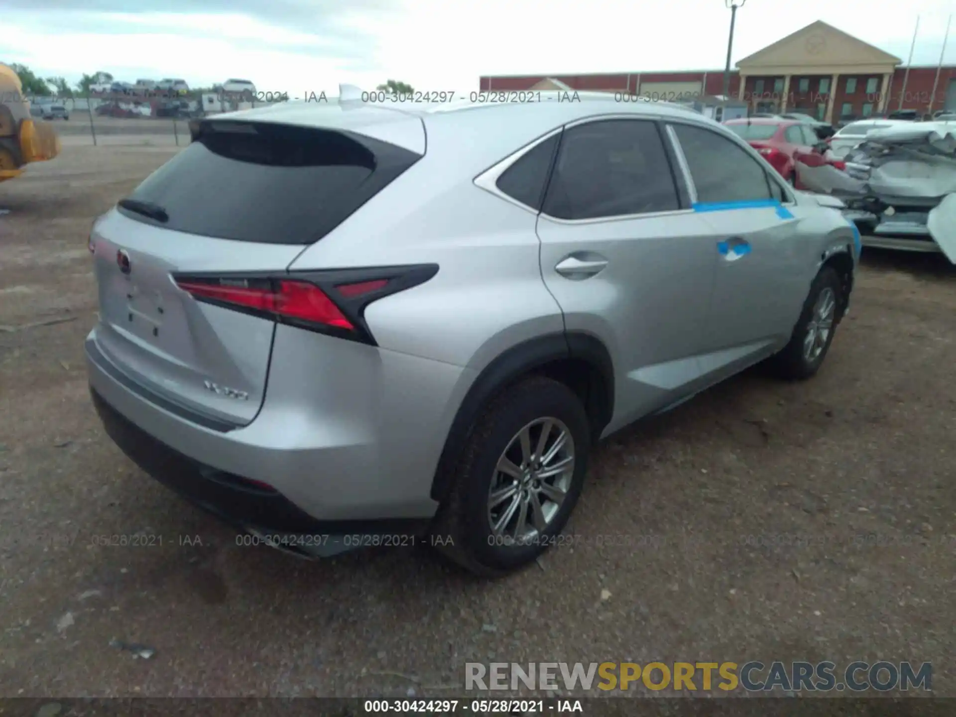 4 Фотография поврежденного автомобиля JTJYARBZ1K2139221 LEXUS NX 2019