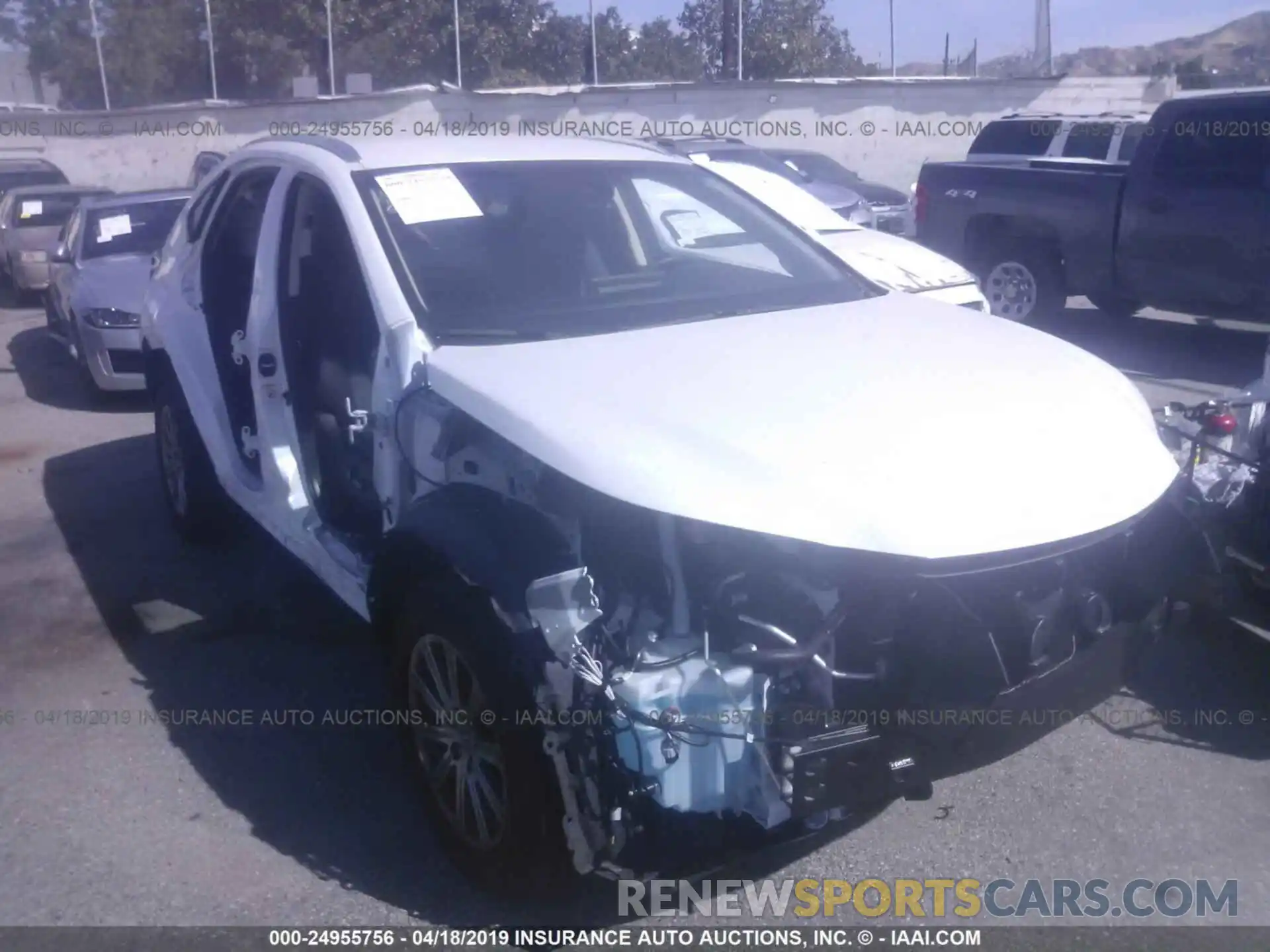 1 Photograph of a damaged car JTJYARBZ1K2140028 LEXUS NX 2019