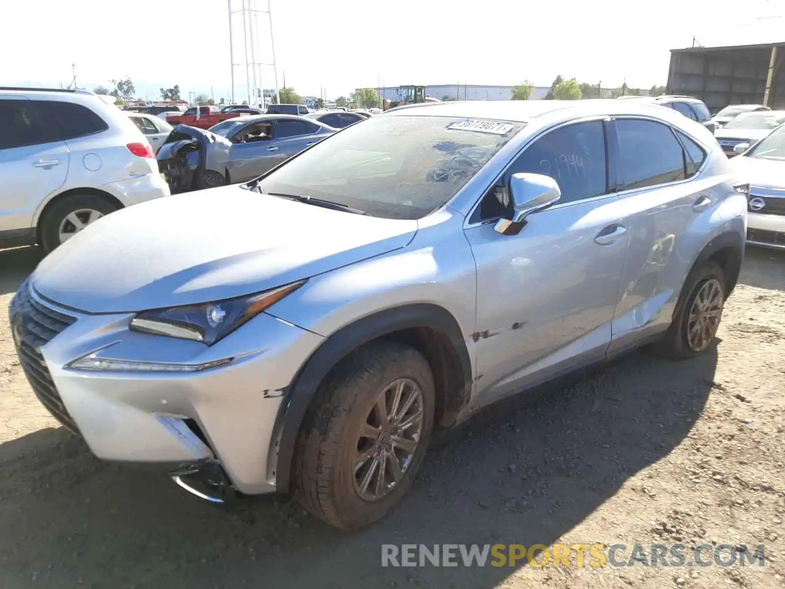 2 Фотография поврежденного автомобиля JTJYARBZ1K2140739 LEXUS NX 2019