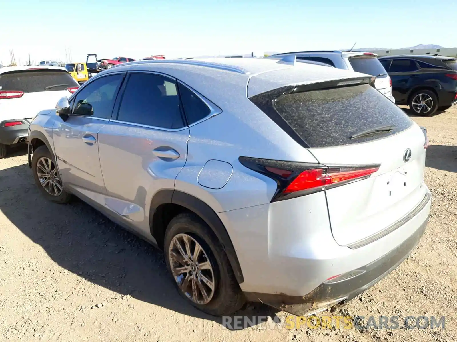 3 Фотография поврежденного автомобиля JTJYARBZ1K2140739 LEXUS NX 2019