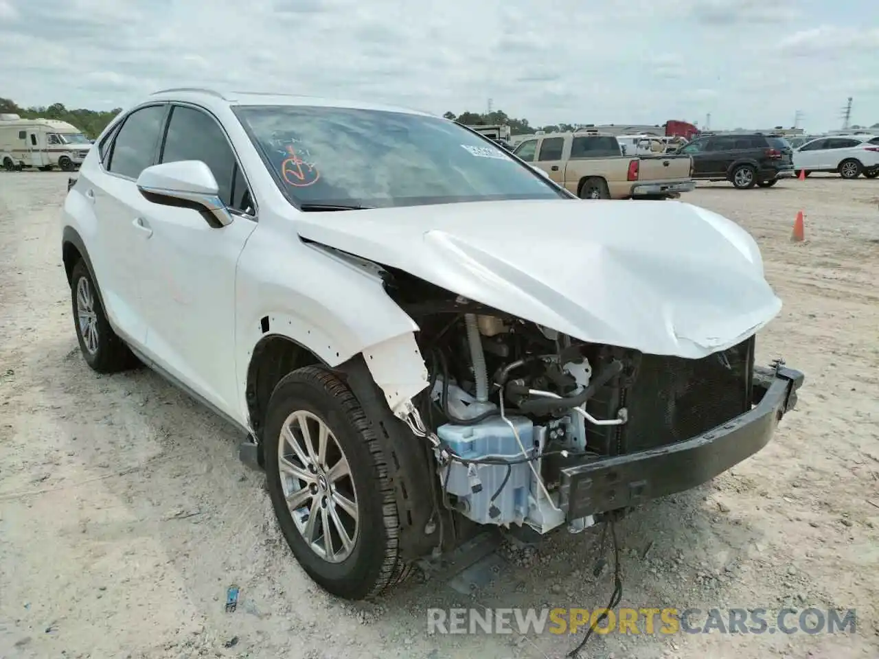 1 Photograph of a damaged car JTJYARBZ1K2142054 LEXUS NX 2019