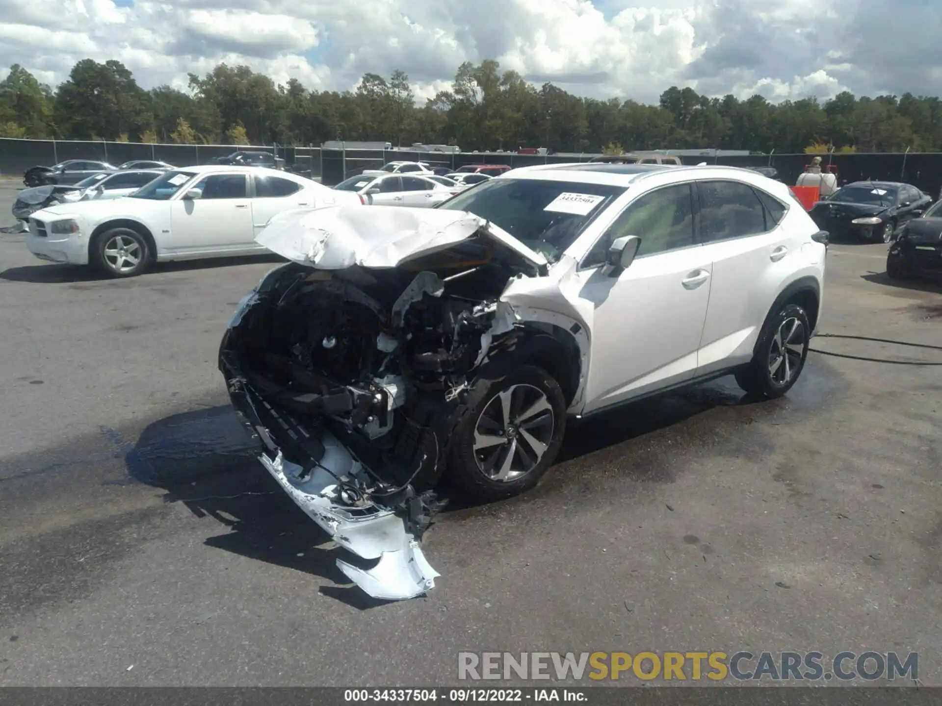 2 Photograph of a damaged car JTJYARBZ1K2142832 LEXUS NX 2019