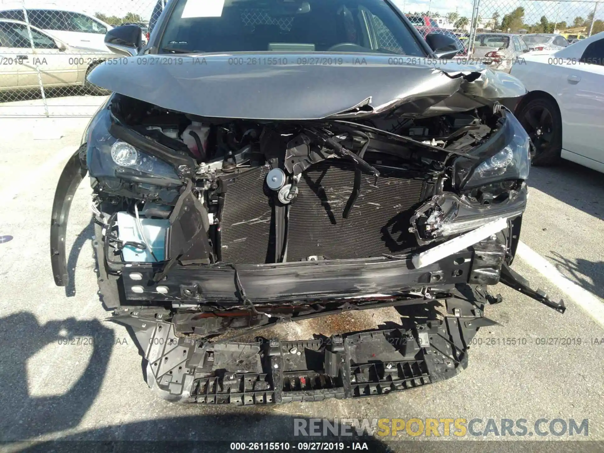 6 Photograph of a damaged car JTJYARBZ1K2144743 LEXUS NX 2019