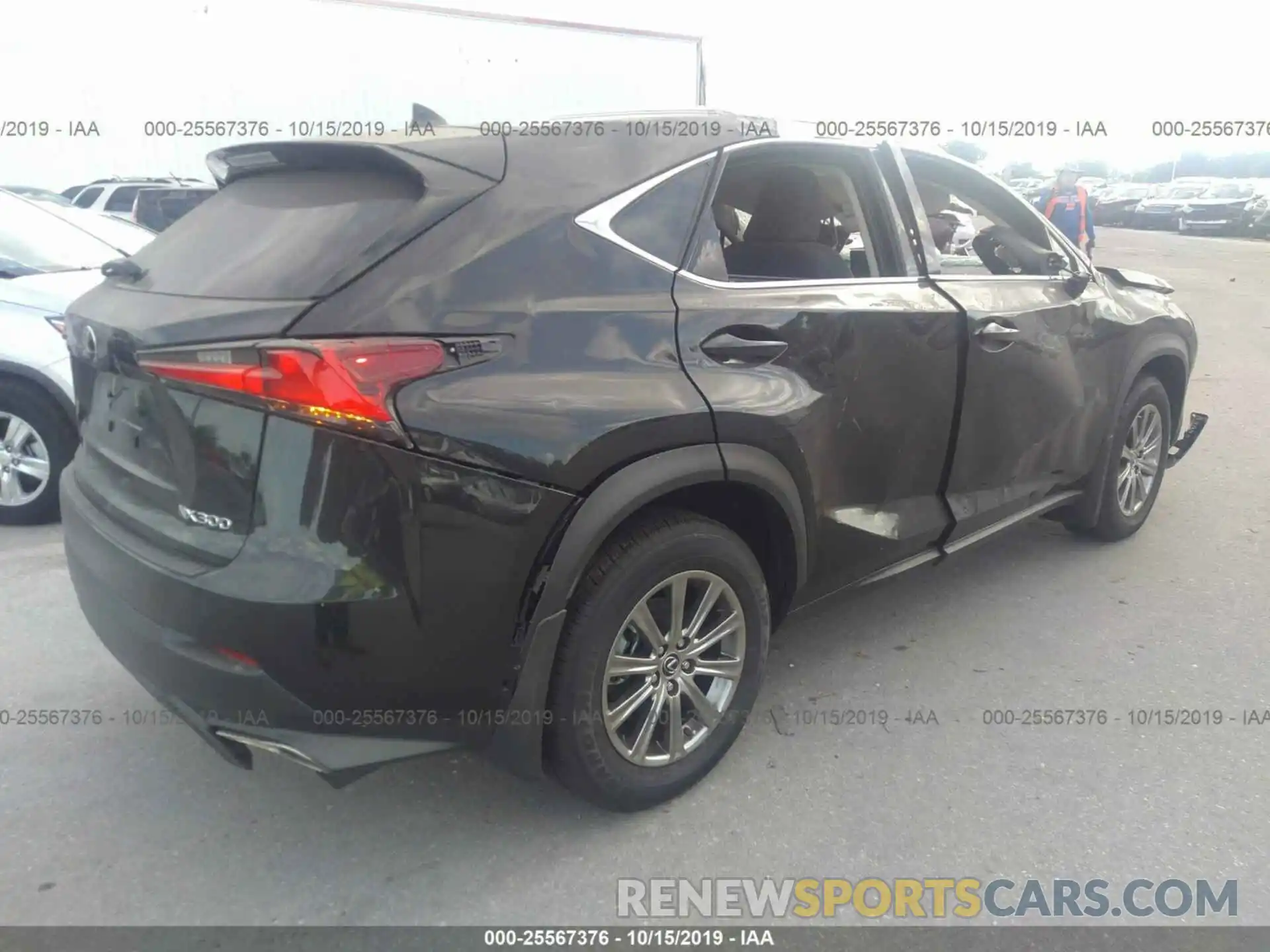 4 Фотография поврежденного автомобиля JTJYARBZ1K2148405 LEXUS NX 2019