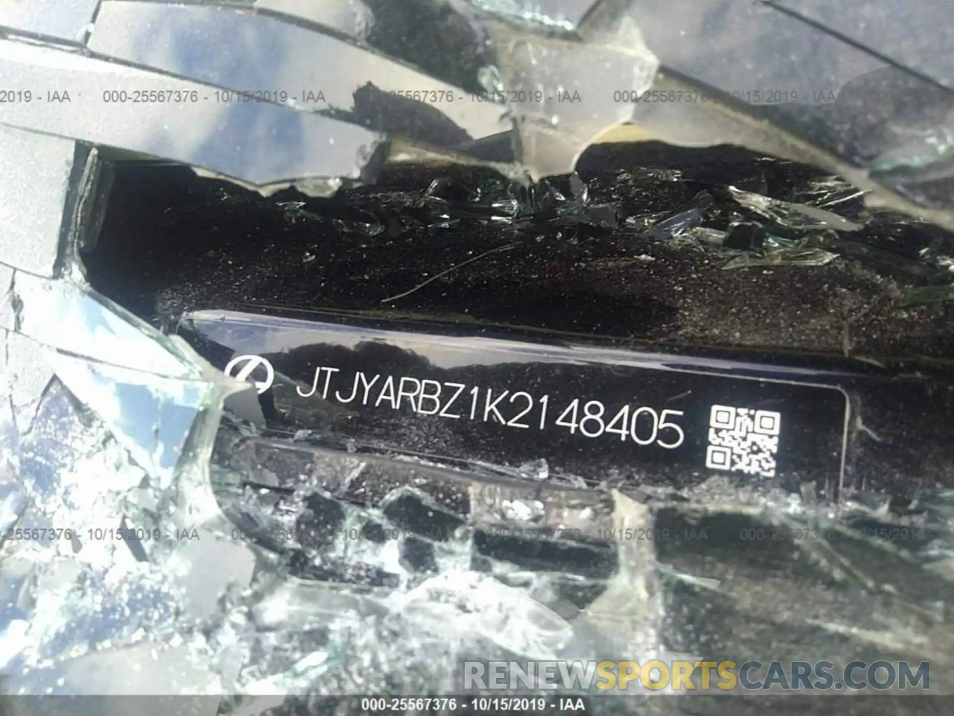 9 Photograph of a damaged car JTJYARBZ1K2148405 LEXUS NX 2019