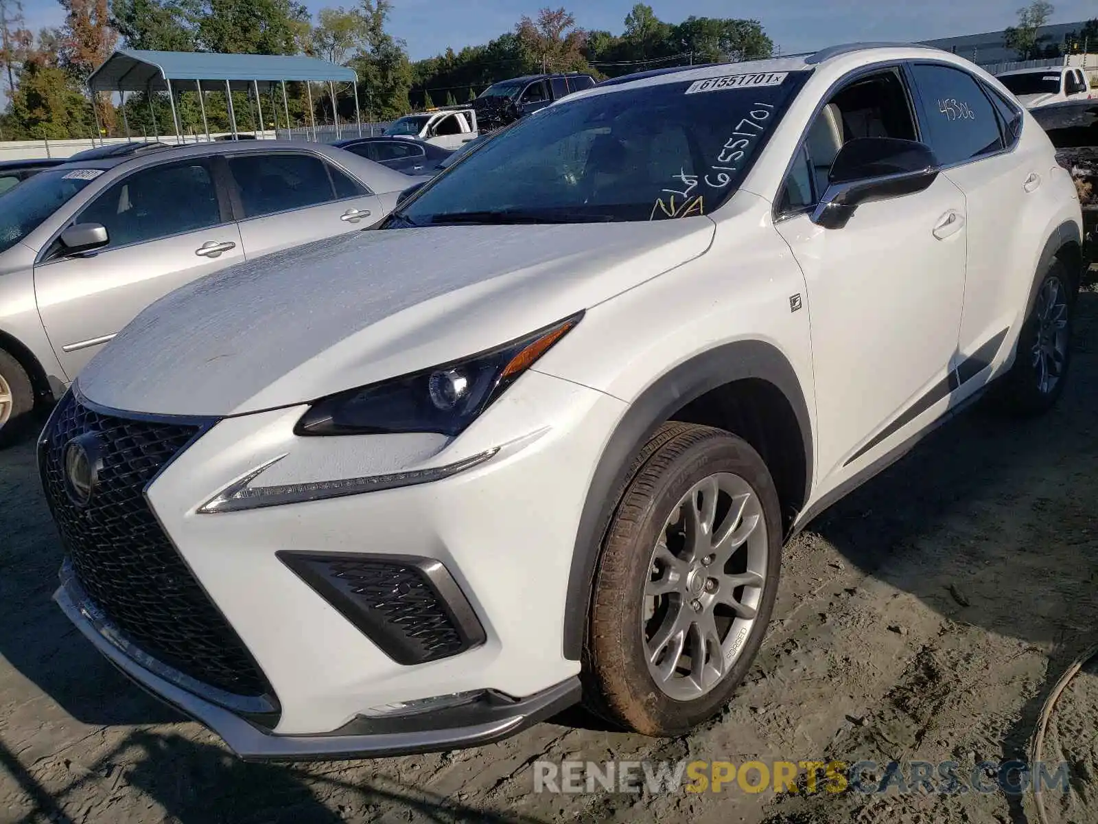 2 Фотография поврежденного автомобиля JTJYARBZ1K2149182 LEXUS NX 2019