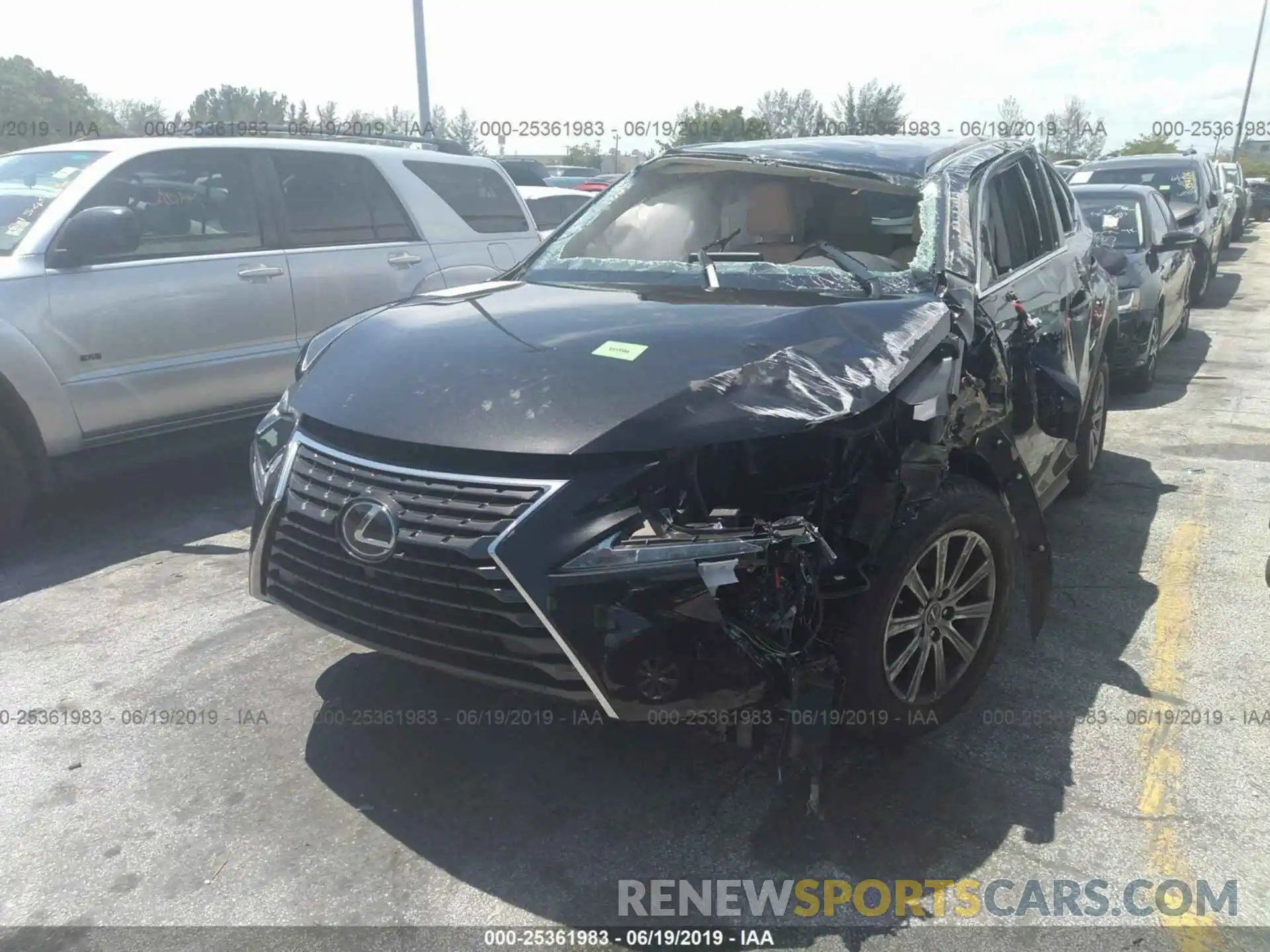 2 Photograph of a damaged car JTJYARBZ1K2151658 LEXUS NX 2019