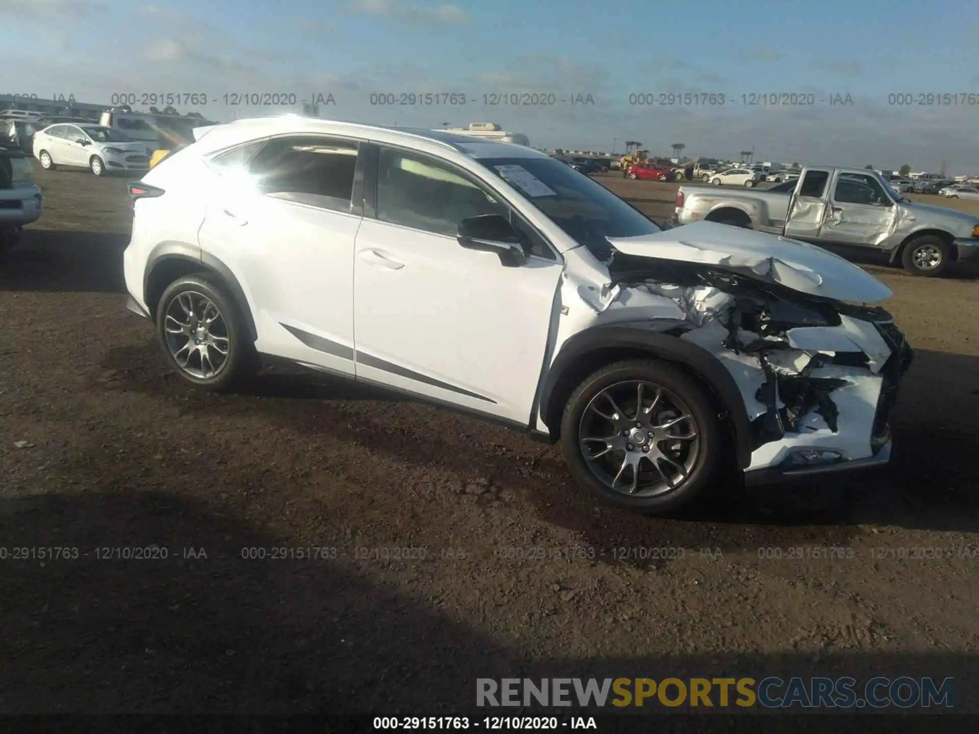 1 Photograph of a damaged car JTJYARBZ1K2151871 LEXUS NX 2019