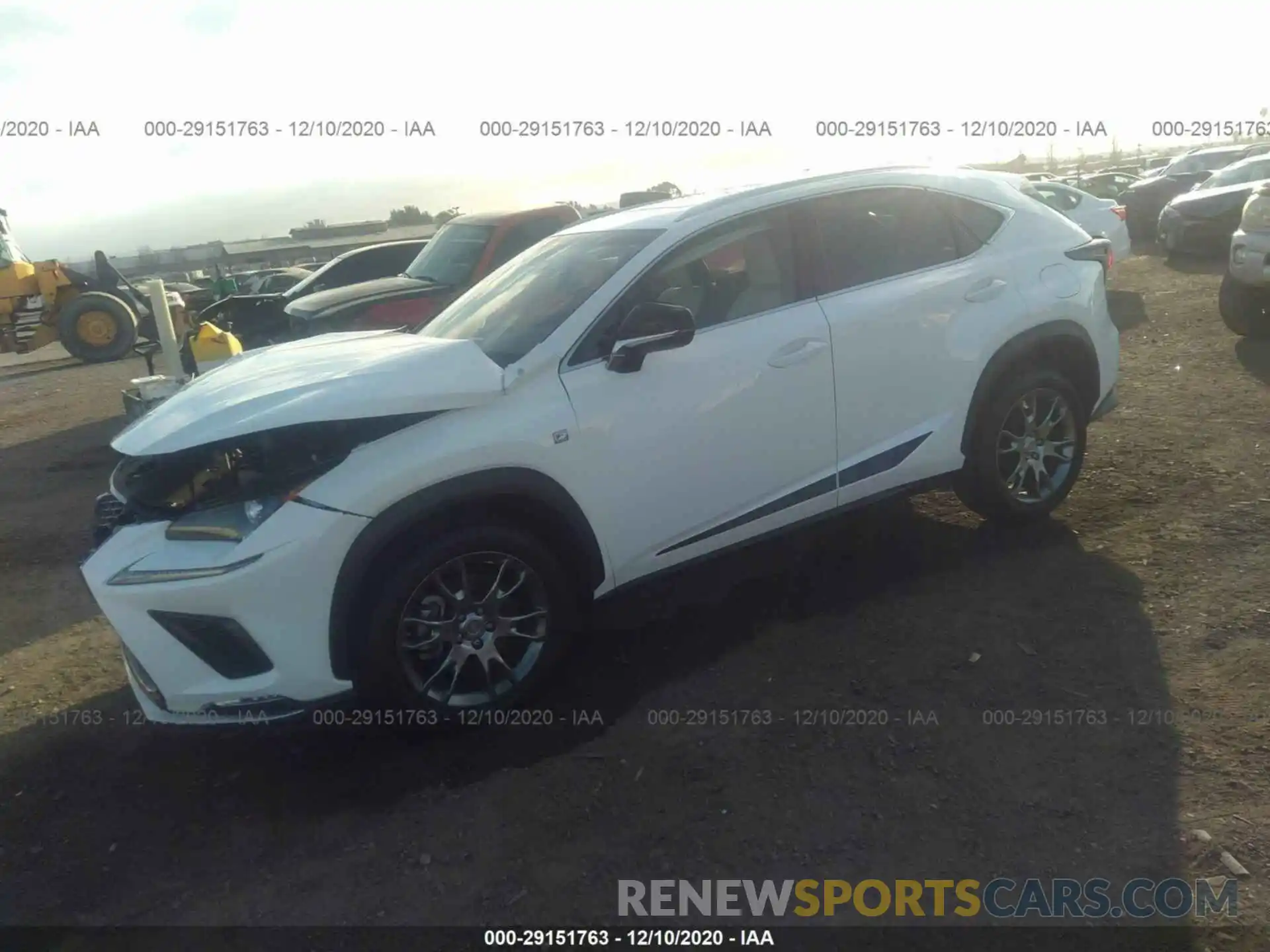 2 Photograph of a damaged car JTJYARBZ1K2151871 LEXUS NX 2019