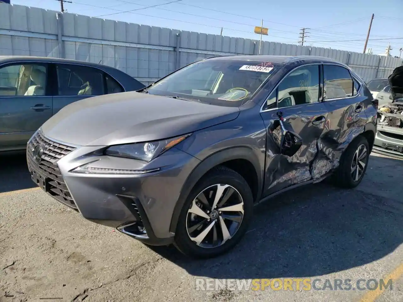 2 Фотография поврежденного автомобиля JTJYARBZ1K2152289 LEXUS NX 2019