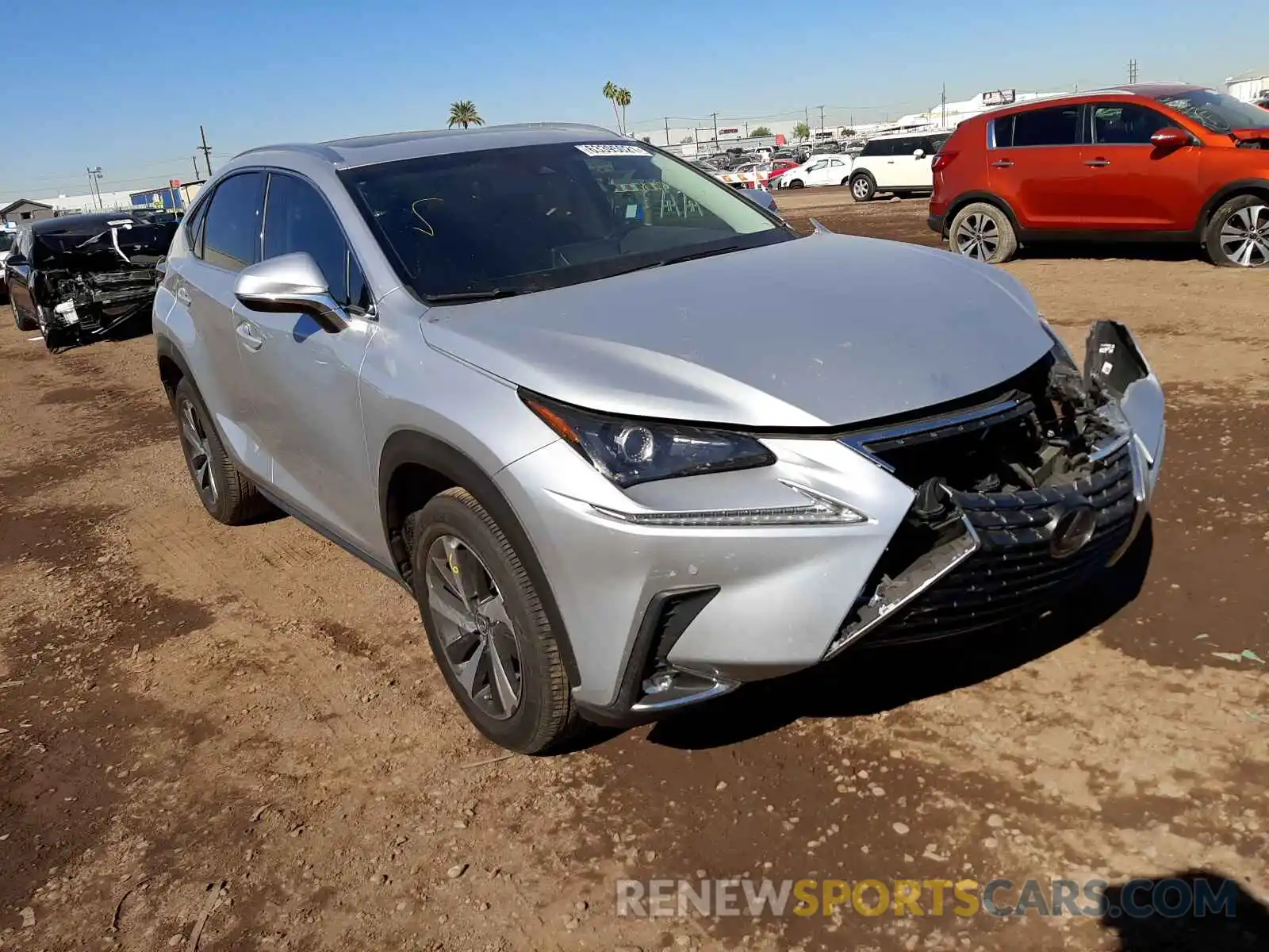 1 Photograph of a damaged car JTJYARBZ1K2152356 LEXUS NX 2019