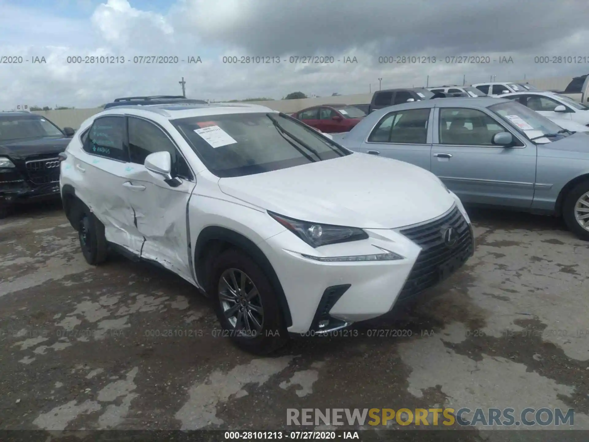 1 Photograph of a damaged car JTJYARBZ1K2154253 LEXUS NX 2019