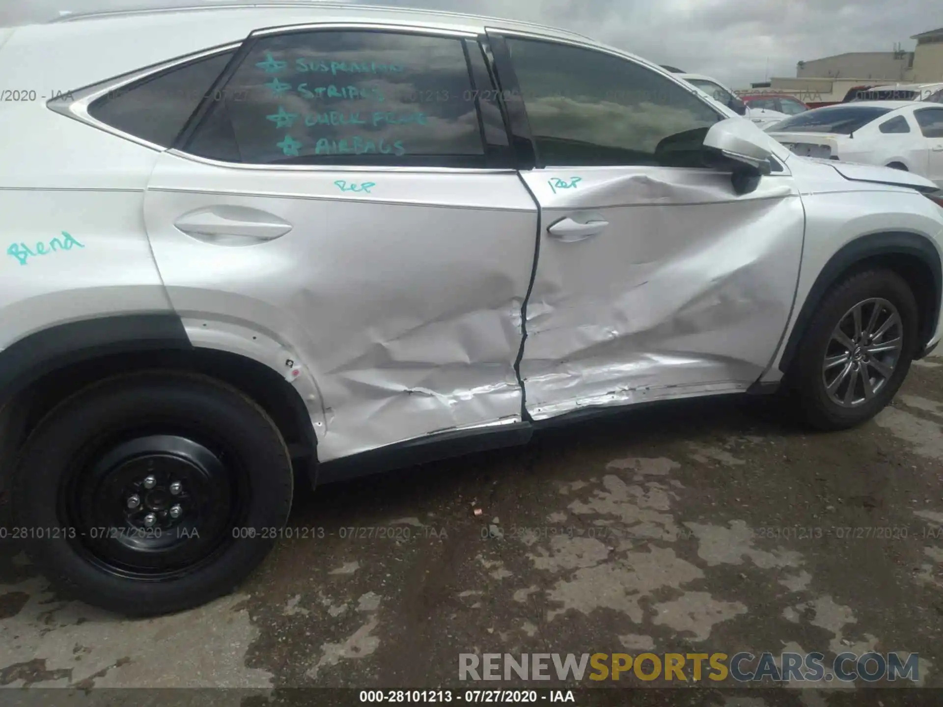 6 Фотография поврежденного автомобиля JTJYARBZ1K2154253 LEXUS NX 2019