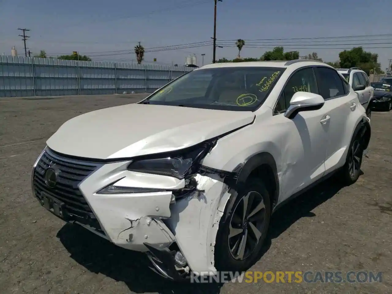 2 Photograph of a damaged car JTJYARBZ2K2118197 LEXUS NX 2019