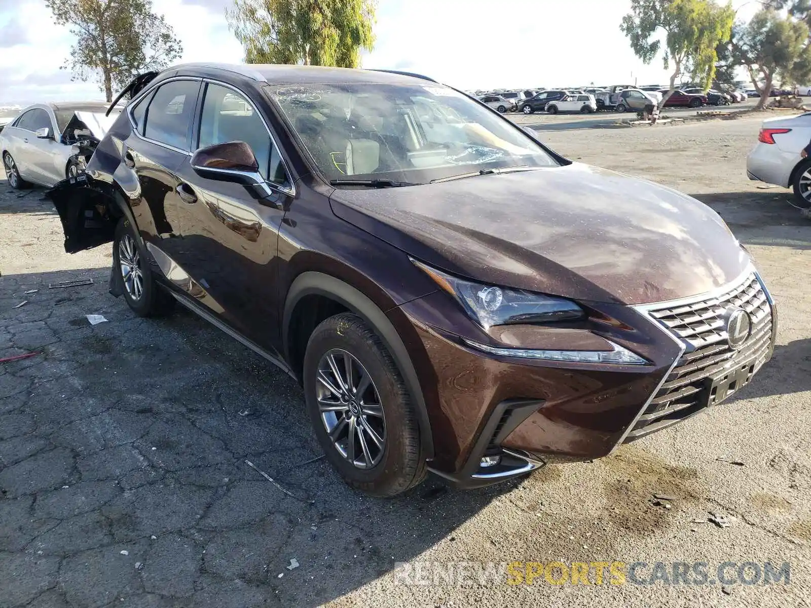 1 Photograph of a damaged car JTJYARBZ2K2121651 LEXUS NX 2019