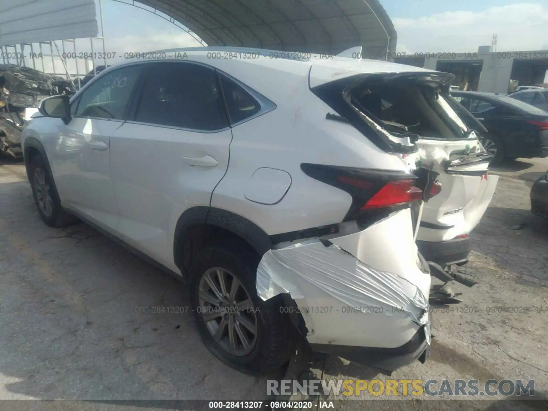 3 Фотография поврежденного автомобиля JTJYARBZ2K2126364 LEXUS NX 2019