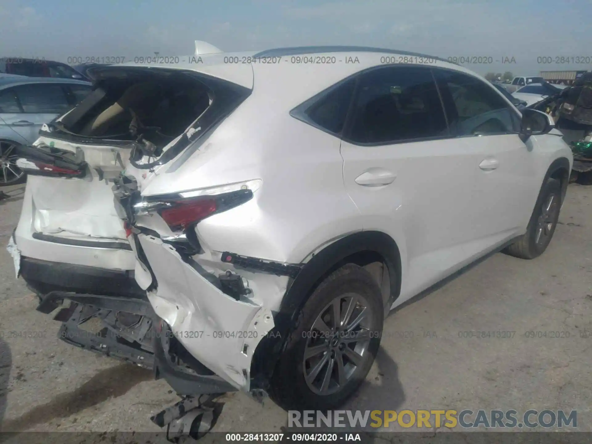 4 Фотография поврежденного автомобиля JTJYARBZ2K2126364 LEXUS NX 2019