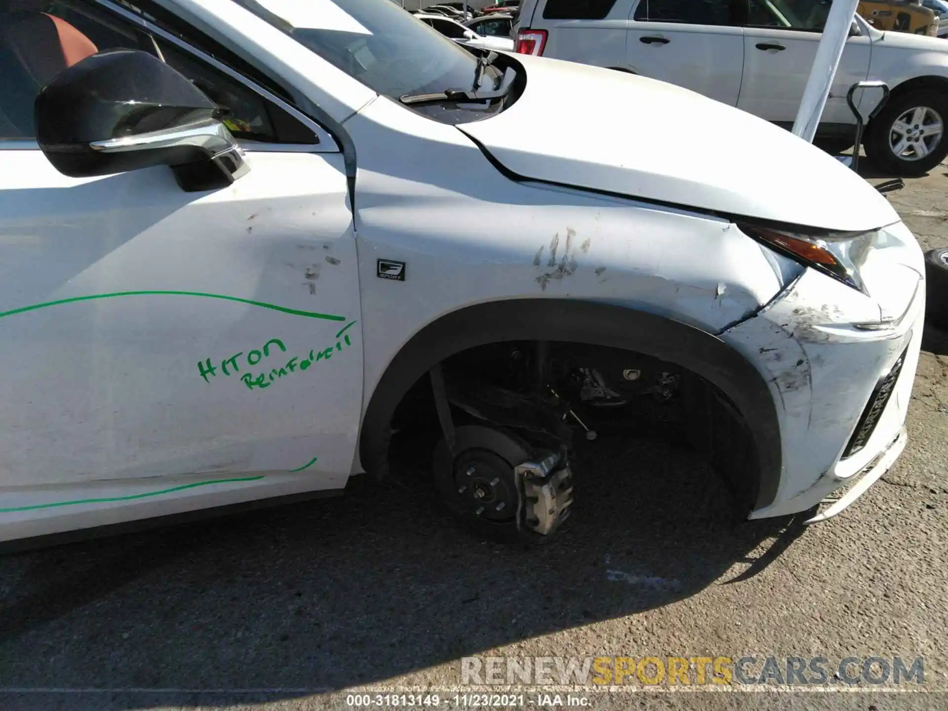 6 Photograph of a damaged car JTJYARBZ2K2127465 LEXUS NX 2019